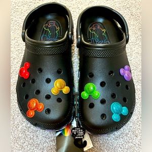 CROCS Disney Rainbow Celebration Limited Edition Size M8, W10